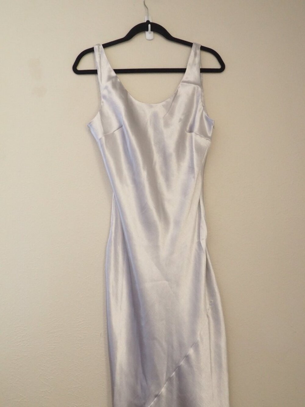 NWT 12th Tribe Orion Silver Metallic Sleeveless Maxi Dress sz XL - Picture 5 of 7